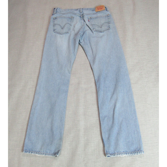 Vintage Levis 505 Jeans Mens 36x34 Blue Straight Fit Grunge Cowboy USA 90s Y2K - Picture 7 of 13